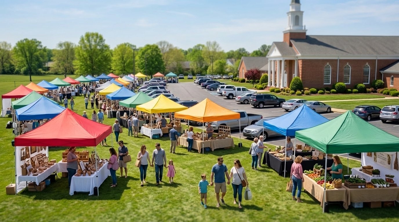 church pop up tents